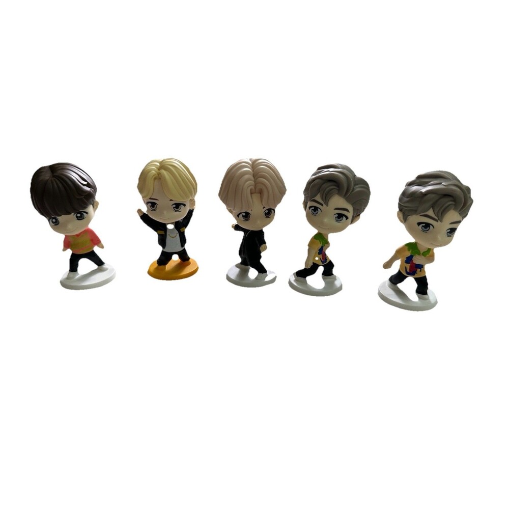 McDonald’s Happy Meal Toys Tiny Tan BTS 2025 THROWBACK Edition COMPLETE SET of 5